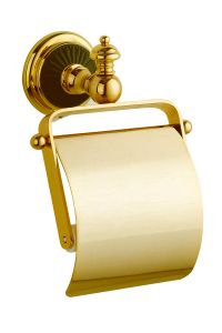BOHEME Palazzo Nero 10151 | держатель для туалетной бумаги (золото/керамика) ― поставщик сантехники и отопительного оборудования SAN-GROZE