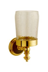 BOHEME Palazzo Nero 10154 | стакан для зубных щёток (золото/керамика) ― поставщик сантехники и отопительного оборудования SAN-GROZE