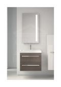 Berloni Bagno DOM DO0042/1410 | комплект мебели для ванной комнаты (серый тик)