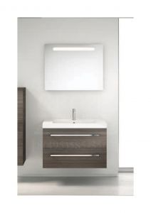 Berloni Bagno DOM DO0044/1410 | комплект мебели для ванной комнаты (серый тик) ― поставщик сантехники и отопительного оборудования SAN-GROZE