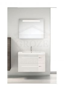 Berloni Bagno DOM DO0044/100 | комплект мебели для ванной комнаты (белый глянец) ― поставщик сантехники и отопительного оборудования SAN-GROZE