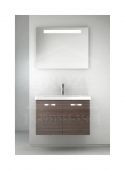 Berloni Bagno EASY EA0033/1410 | комплект мебели для ванной комнаты (серый тик)