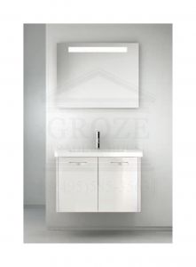 Berloni Bagno EASY EA0033/101 | комплект мебели для ванной комнаты (белый глянец) ― поставщик сантехники и отопительного оборудования SAN-GROZE