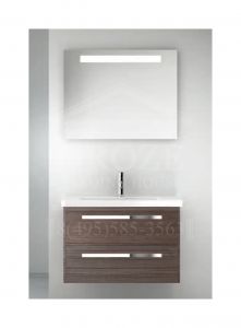 Berloni Bagno EASY EA0034/1410 | комплект мебели для ванной комнаты (серый тик) ― поставщик сантехники и отопительного оборудования SAN-GROZE
