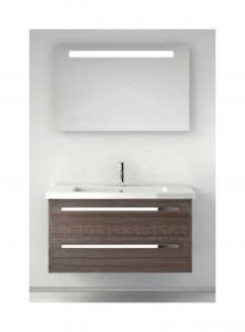 Berloni Bagno EASY EA0035/1410 | комплект мебели для ванной комнаты (серый тик) ― поставщик сантехники и отопительного оборудования SAN-GROZE