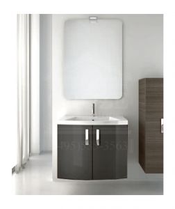 Berloni Bagno FLEX FX0011/026 | комплект мебели для ванной комнаты (серый глянец) ― поставщик сантехники и отопительного оборудования SAN-GROZE