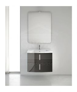 Berloni Bagno FLEX FX0012/026 | комплект мебели для ванной комнаты (серый глянец) ― поставщик сантехники и отопительного оборудования SAN-GROZE