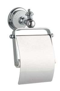 BOHEME Vogue Bianco 10131 | держатель для туалетной бумаги (хром/керамика) ― поставщик сантехники и отопительного оборудования SAN-GROZE