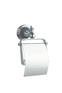 BOHEME Vogue Nero 10181 | держатель для туалетной бумаги (хром/керамика) ― поставщик сантехники и отопительного оборудования SAN-GROZE