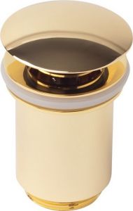 FIORE донный клапан push-open для раковины gold (золото) ― поставщик сантехники и отопительного оборудования SAN-GROZE