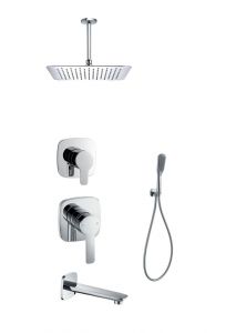 Flova Urban URQBFHSSP | душевая система с изливом (носиком) на ванну (хром) ― поставщик сантехники и отопительного оборудования SAN-GROZE