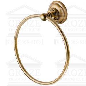 Nicolazzi Classica 1485BZ | настенный полотенцедержатель-кольцо (бронза) ― поставщик сантехники и отопительного оборудования SAN-GROZE