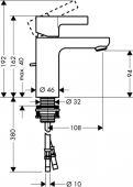 Hansgrohe Metris S 31060000 | смеситель для раковины
