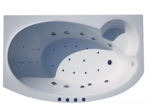 Акриловая гидромассажная ванна Thermolux Infinity Mini 170х105 Lux ― поставщик сантехники и отопительного оборудования SAN-GROZE