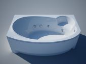 Акриловая гидромассажная ванна Thermolux Infinity Mini 170х105 Lux