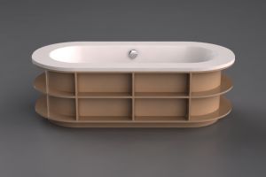 Vispool Evento Plus | мармориловая ванна (индивидуальный размер) ― поставщик сантехники и отопительного оборудования SAN-GROZE